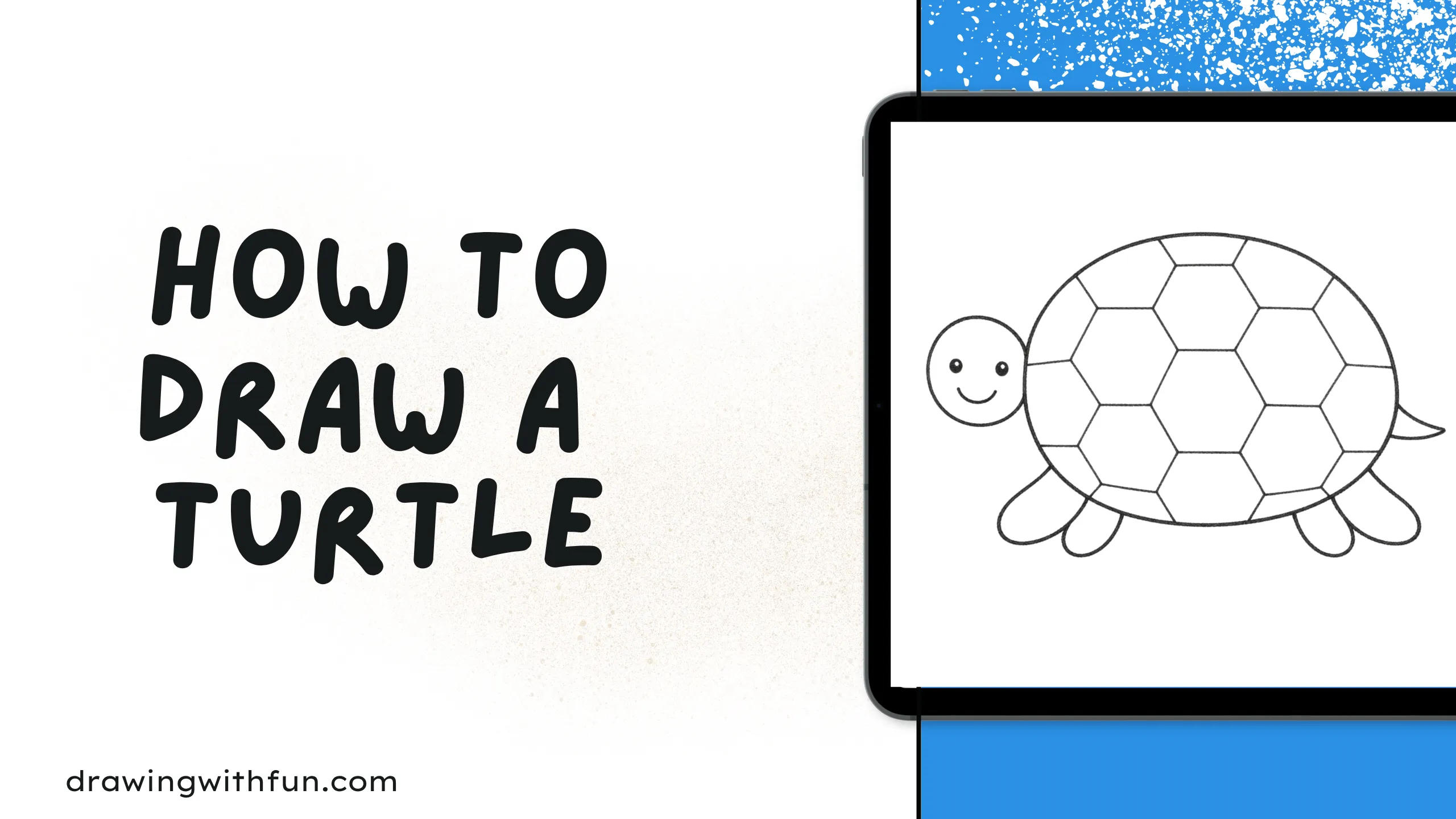 How to draw a turtle