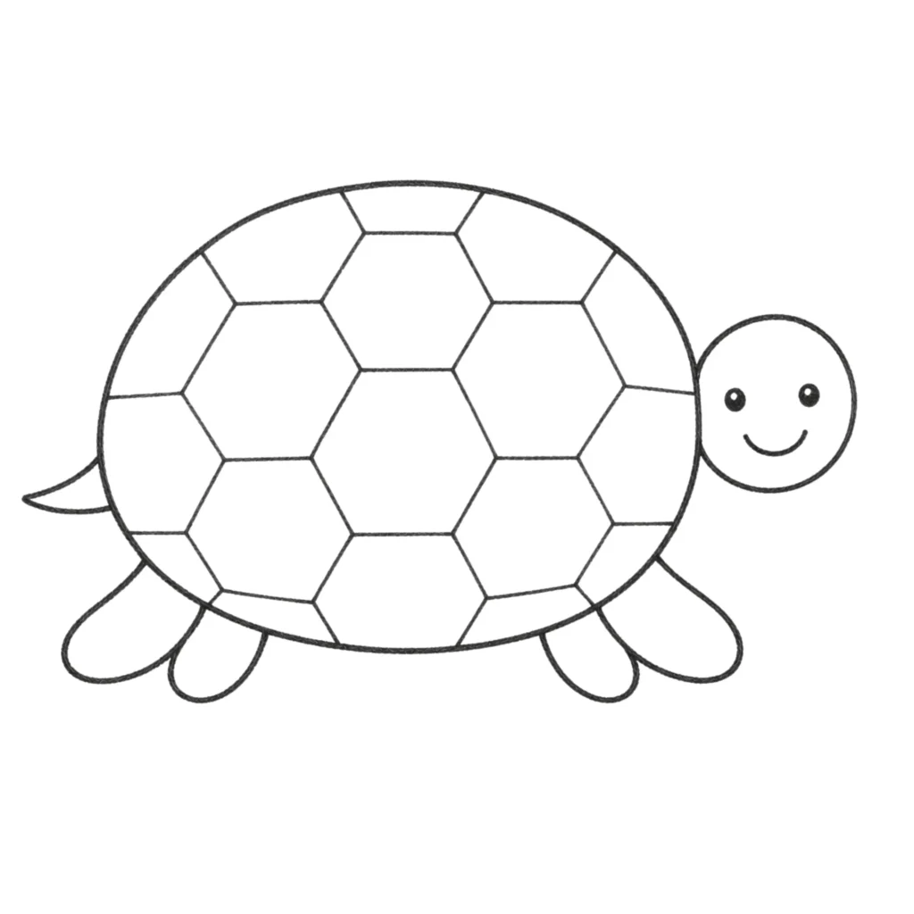 step 7 outline your drawing