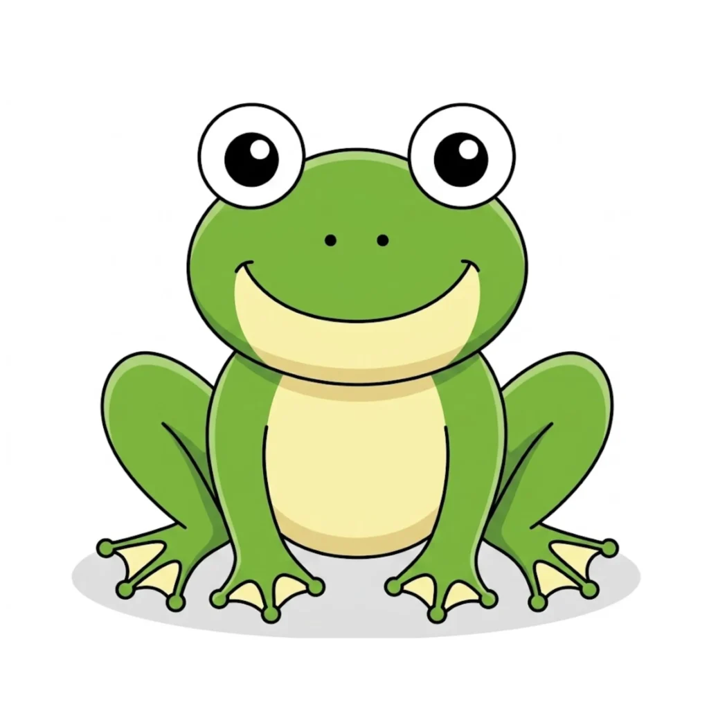 step 9 color your frog