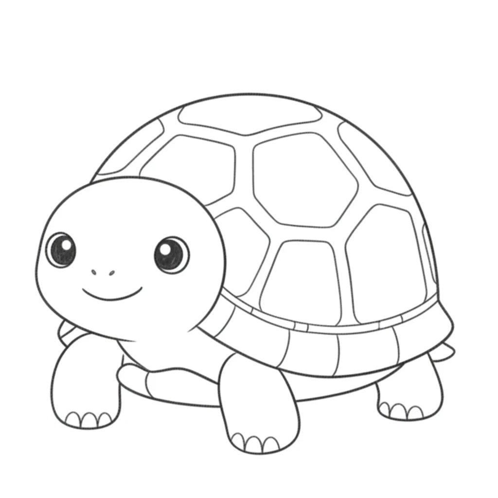 box turtle drawing