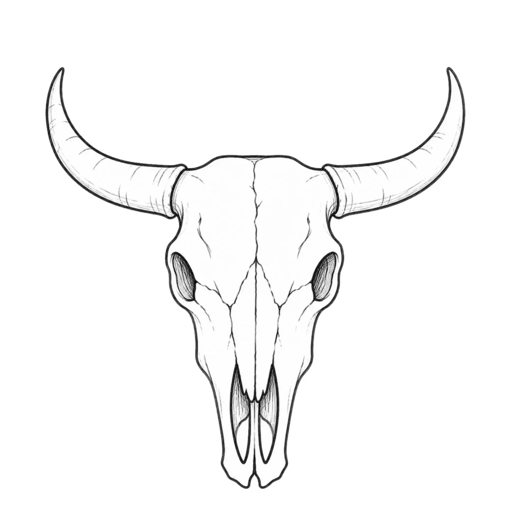 coww head skull