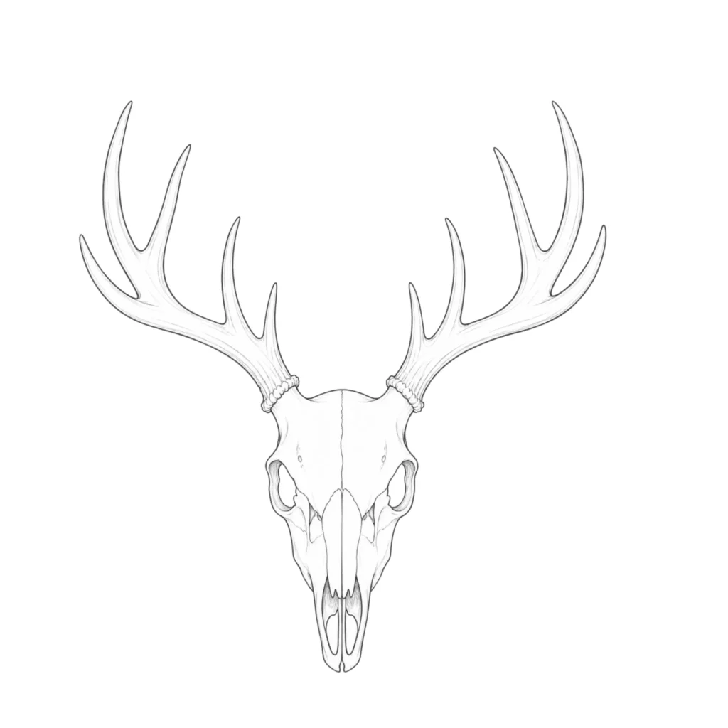 deer skull