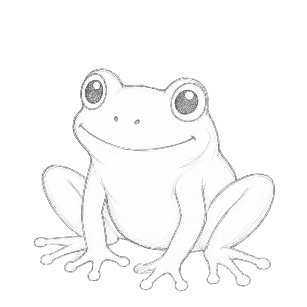 frog sketch