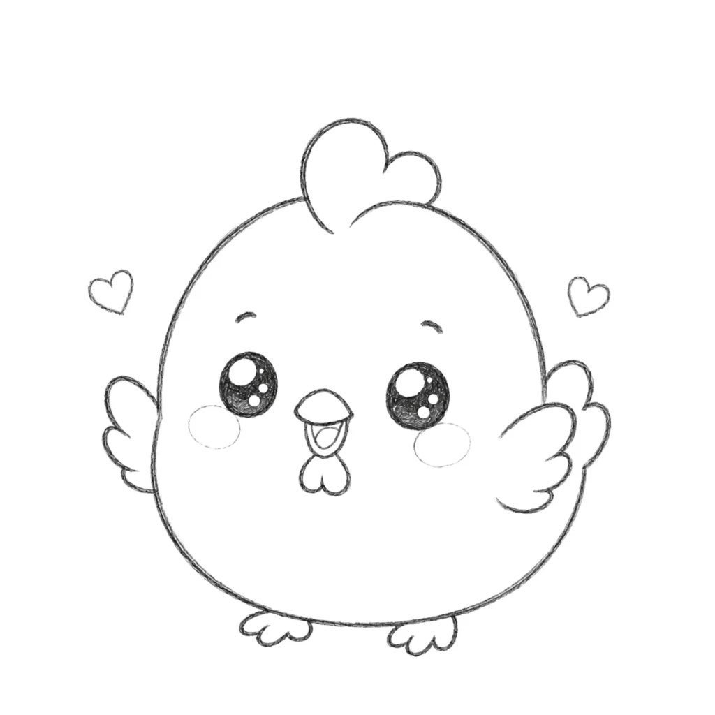 kawaii chicken
