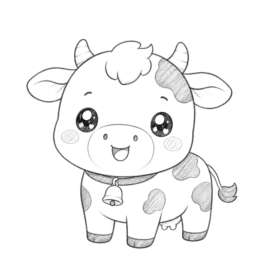 kawaii cow