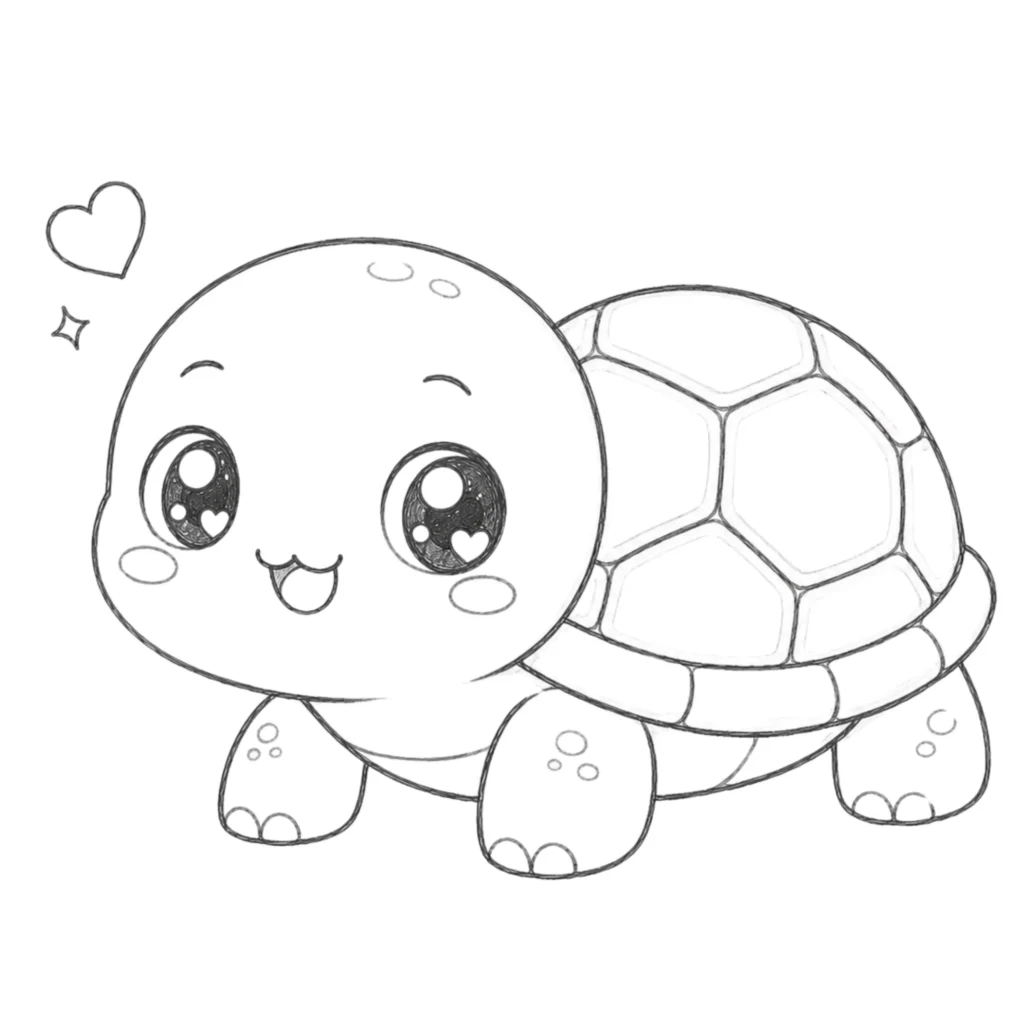 kawaii turtle