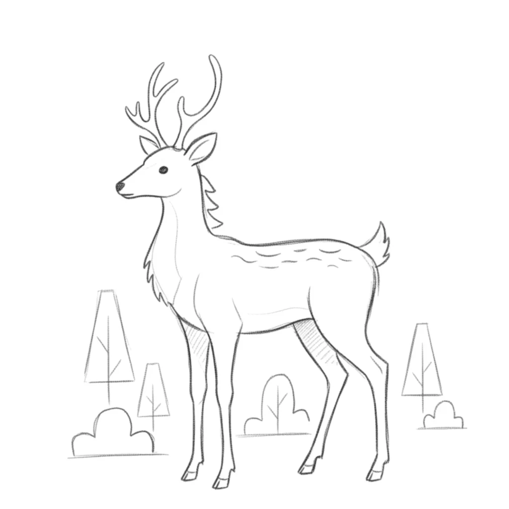 realistic deer