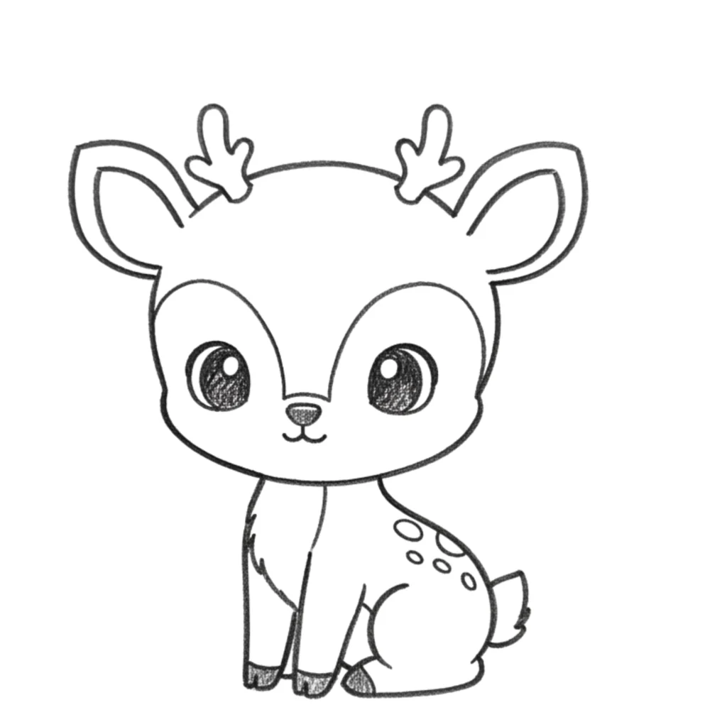 sitting deer