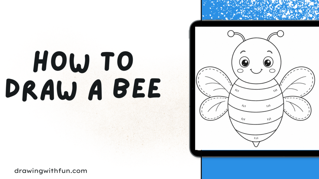 How to draw a bee