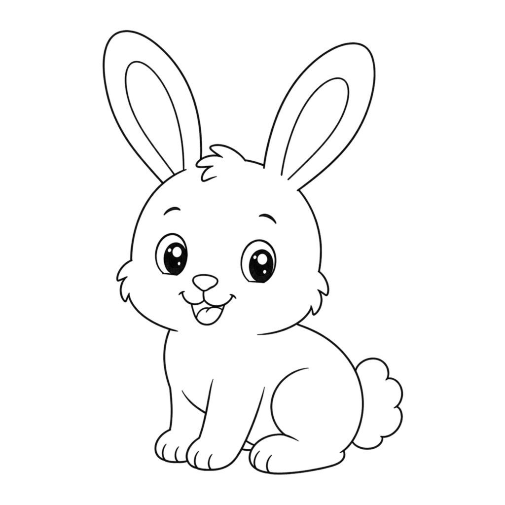 Bunny rabbit drawing