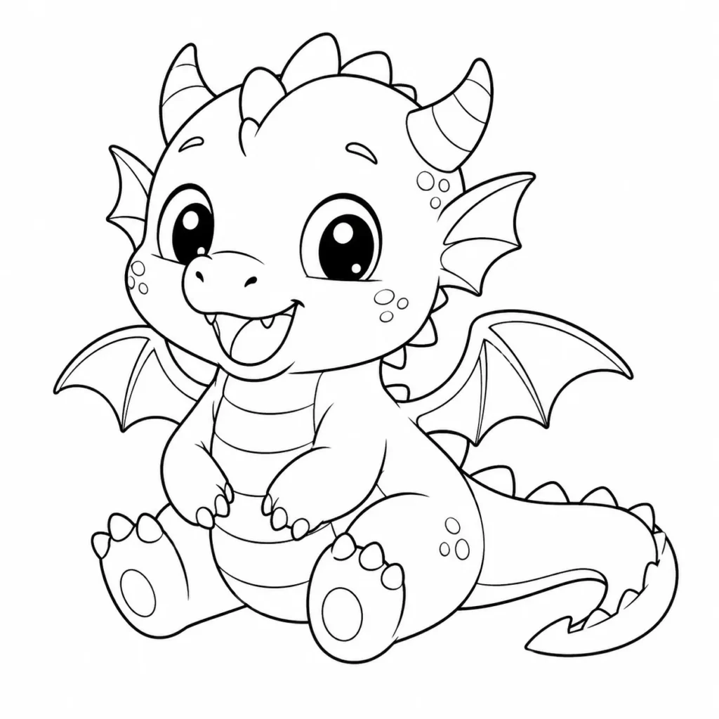 Chibi Dragon Drawing