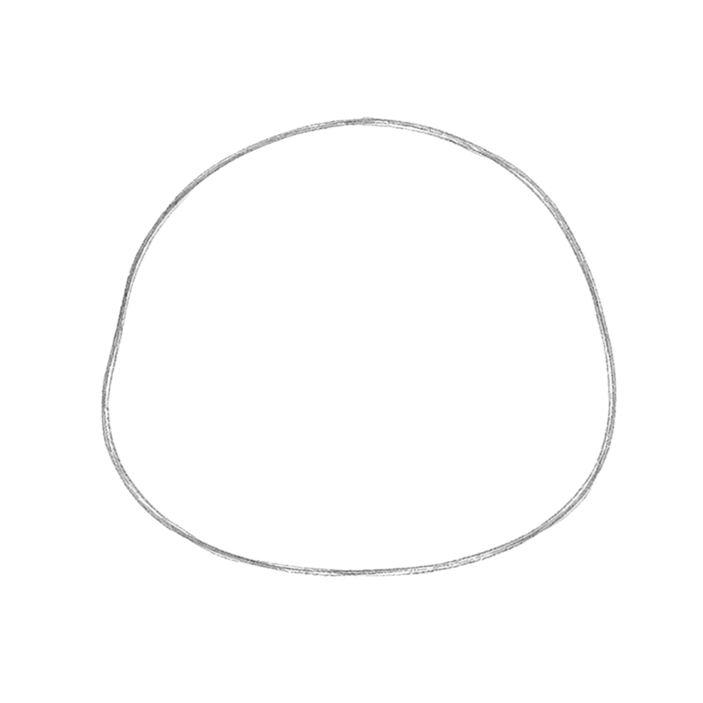 Step 1_ Draw the Rabbit’s Head Shape