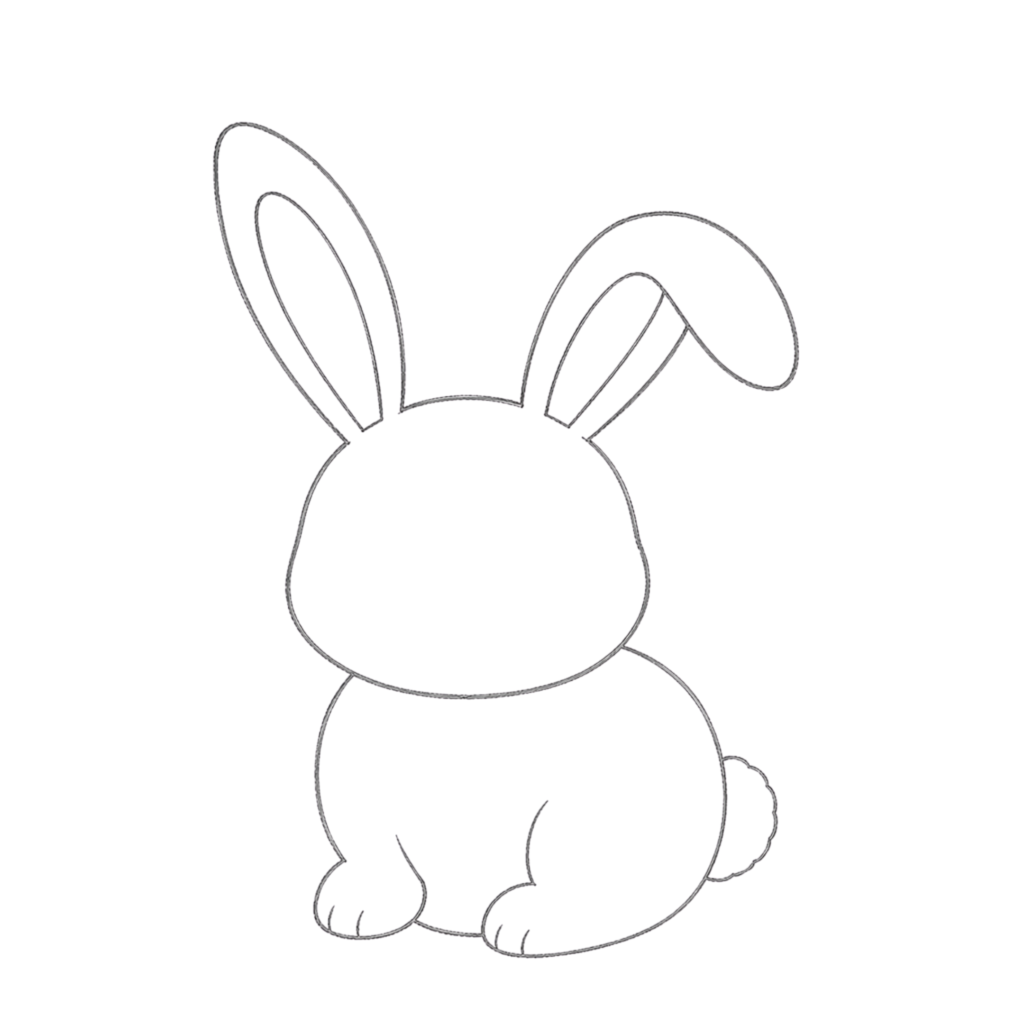 Step 3_ Sketch the Rabbit’s Body