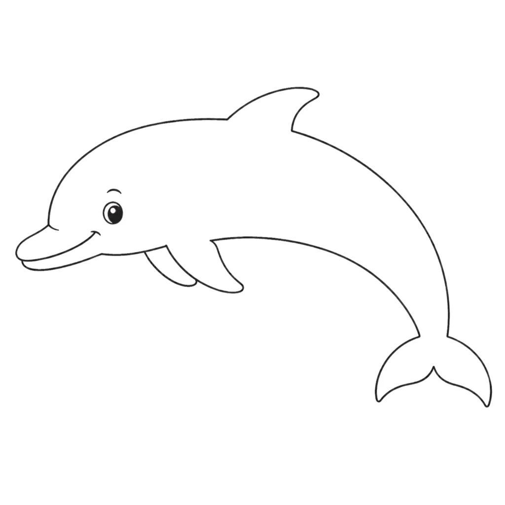 Step 5_ Add the Dolphin’s Eye and Smile