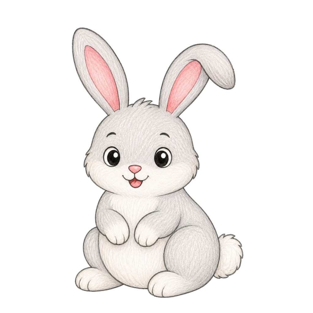 Step 7_ Finish Your Rabbit Drawing with Extra Details