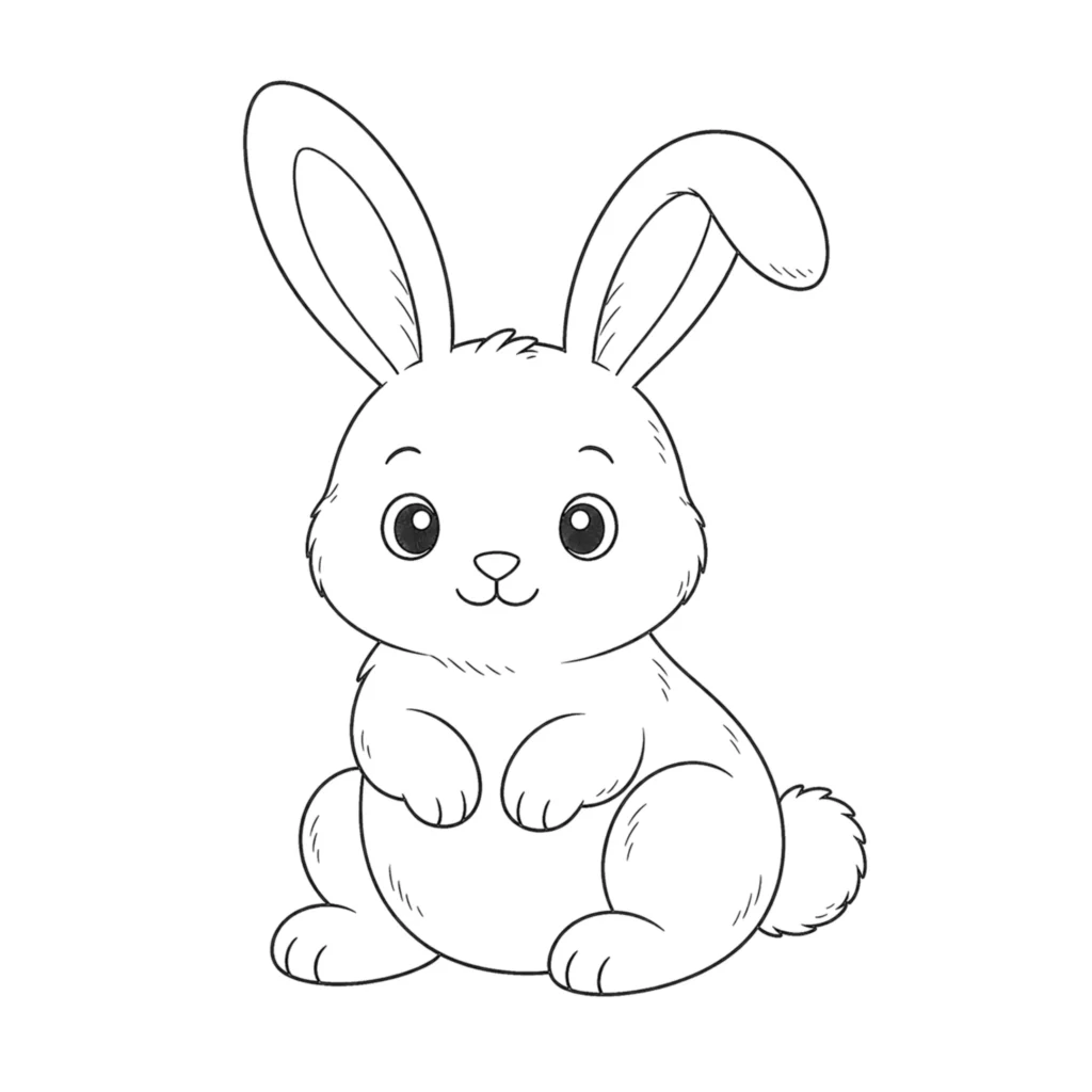 Step 6_ Draw the Fluffy Tail and Add Fur Details